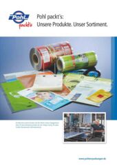 Produktbroschüre von Pohl Verpackungen. Kunststoffverpackungen vom Experten.