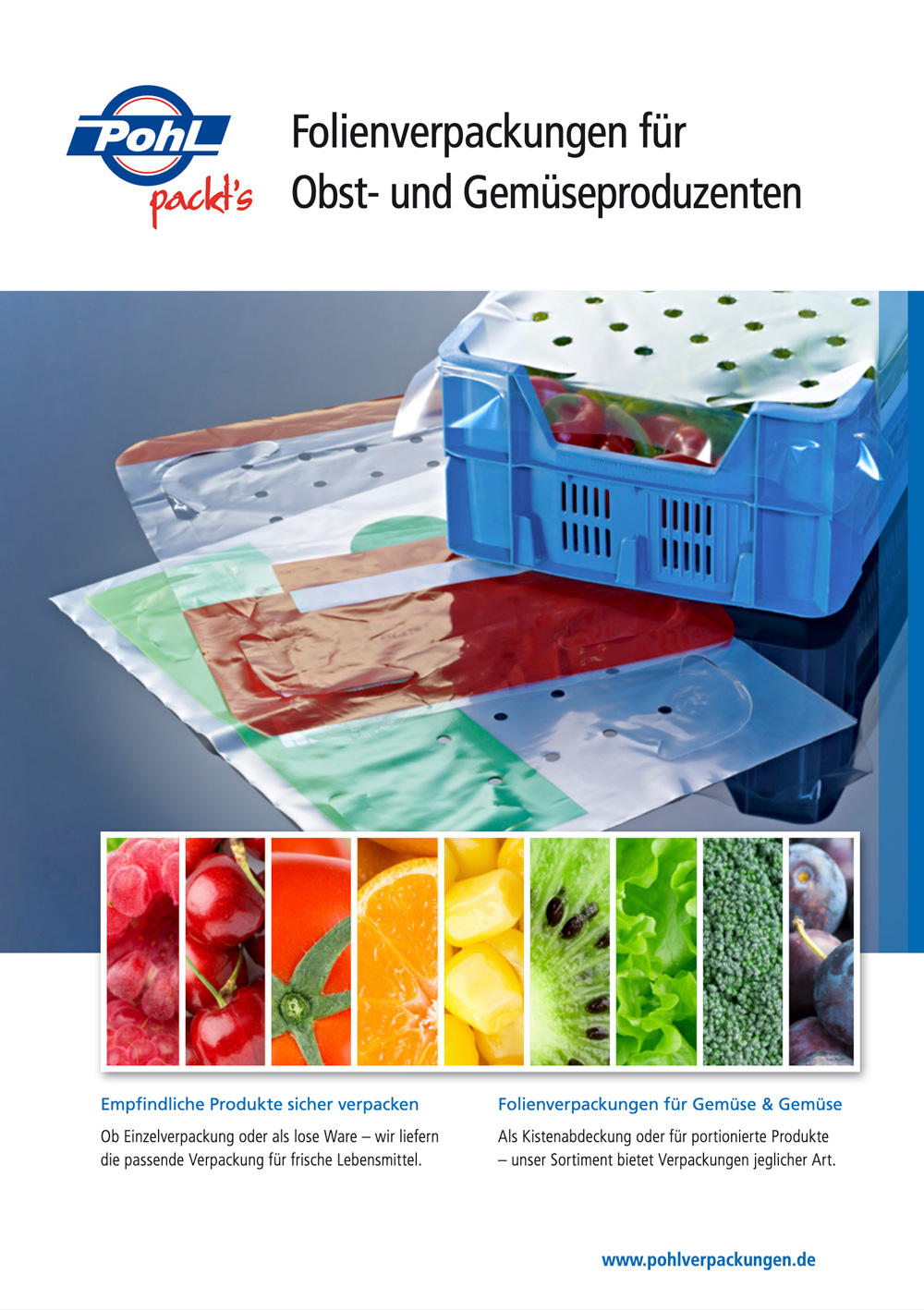 Flyer Verpackungen für Obst & Gemüse