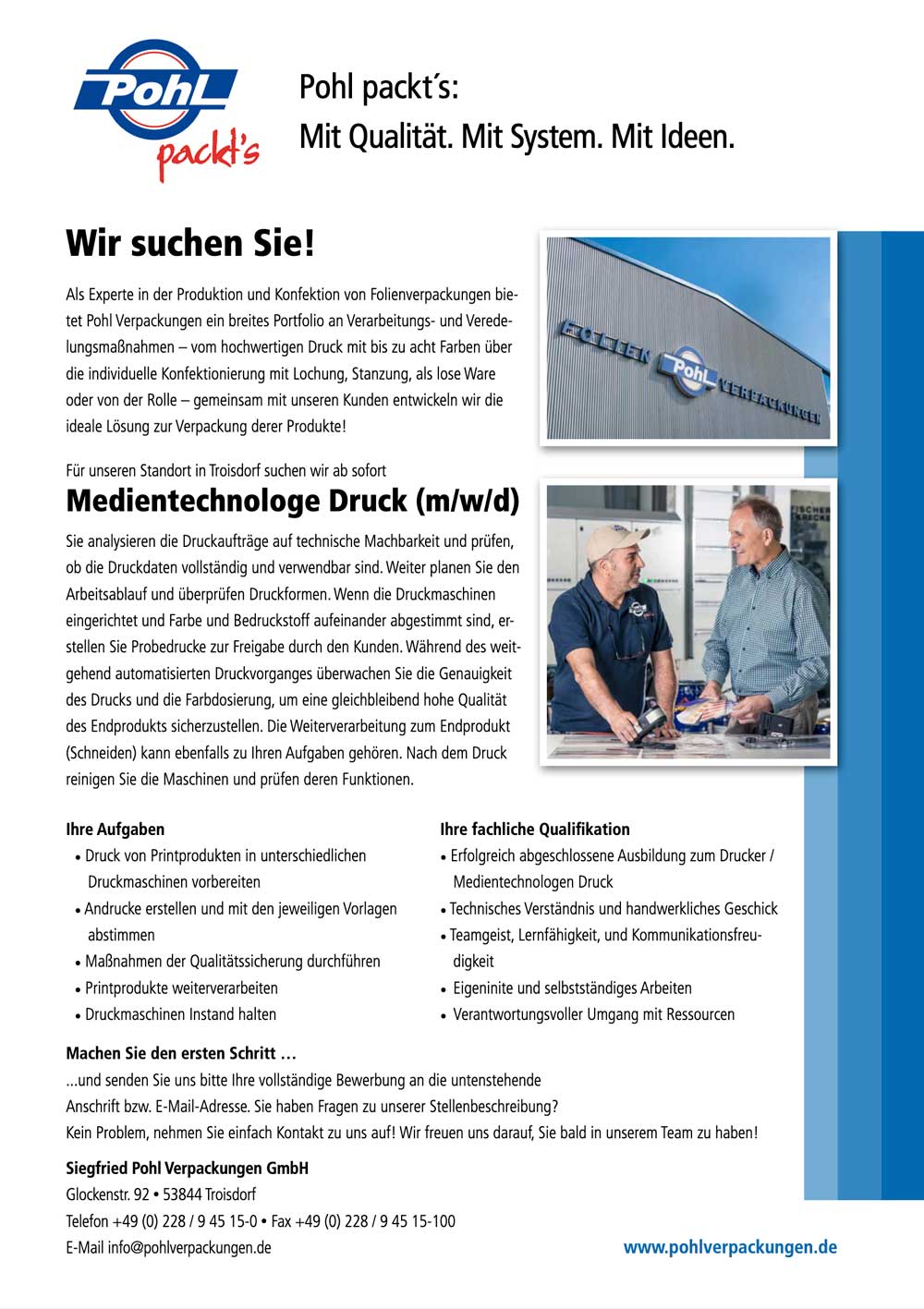 Titel_Imagebroschuere Pohl Verpackungen