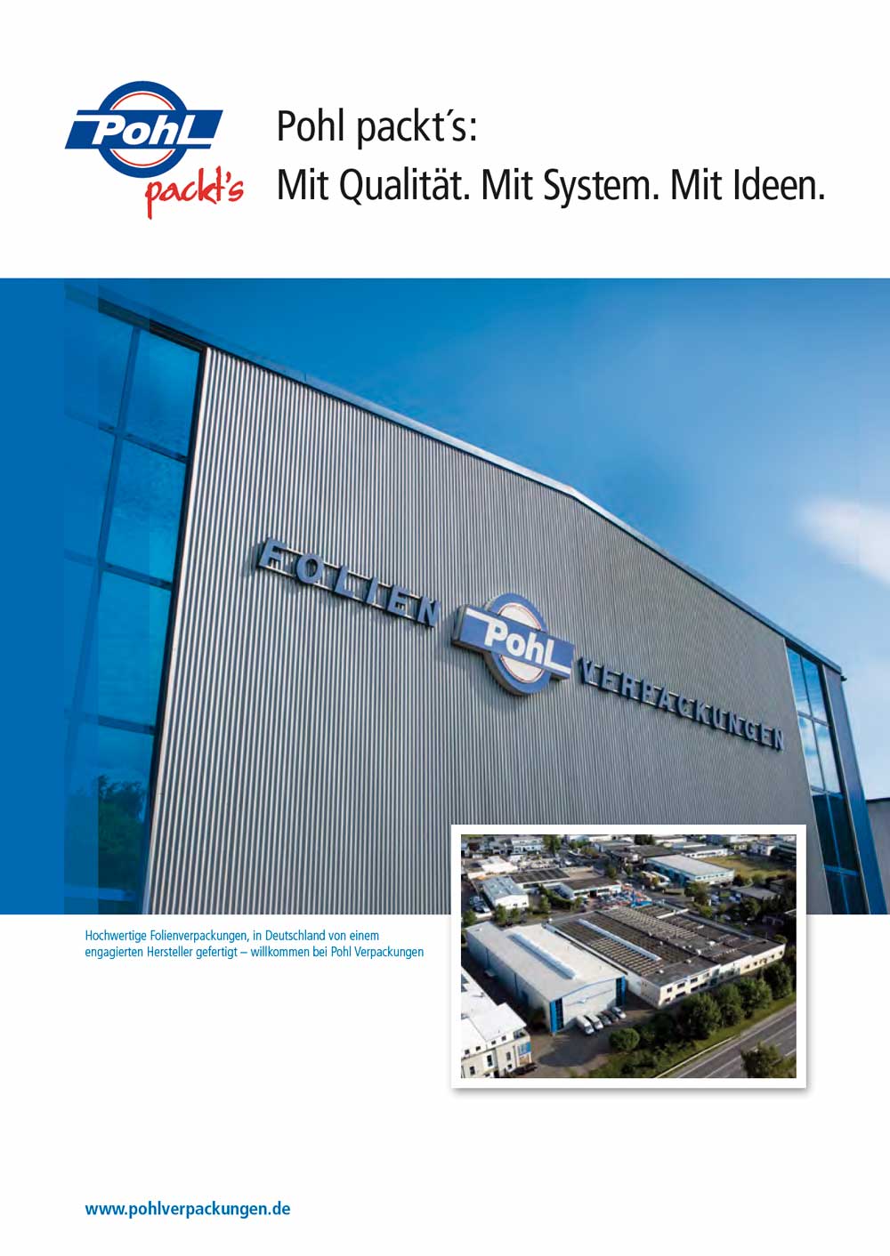 Imagebroschüre der Pohl Verpackungen GmbH